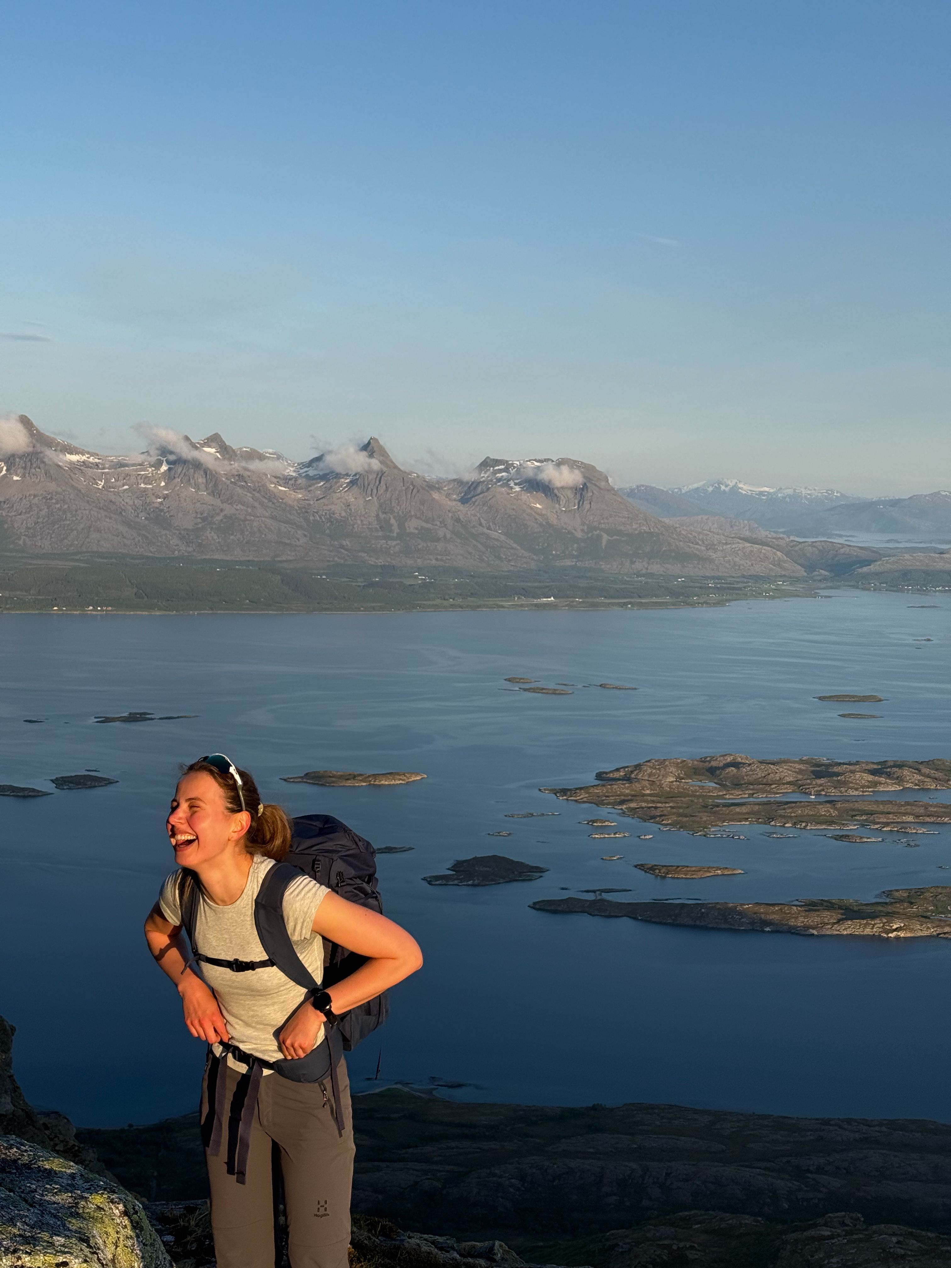 Lykkelig på fjelltur